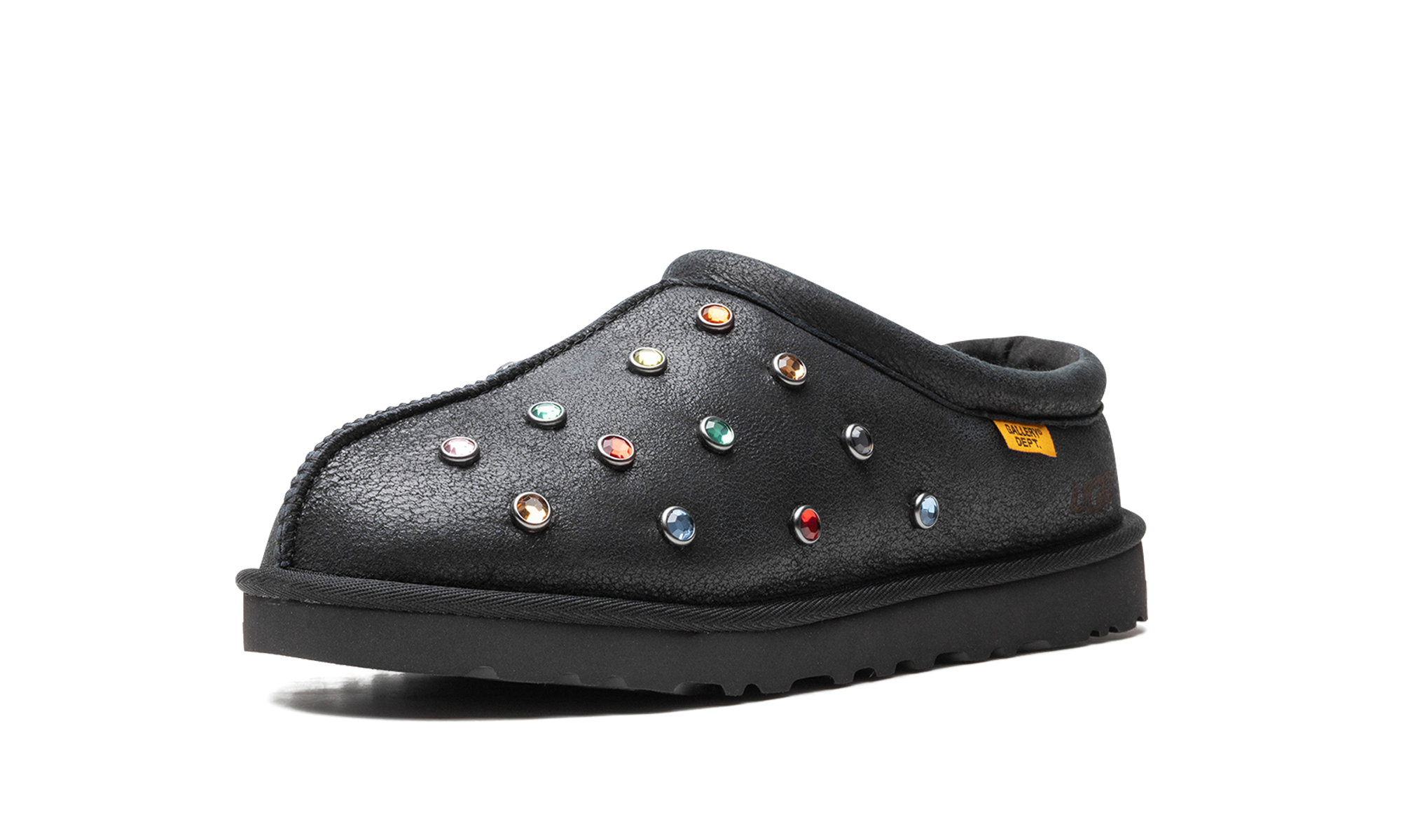 ugg tasman slipper gallery dept black+1166950-BLK+left diagnol single view