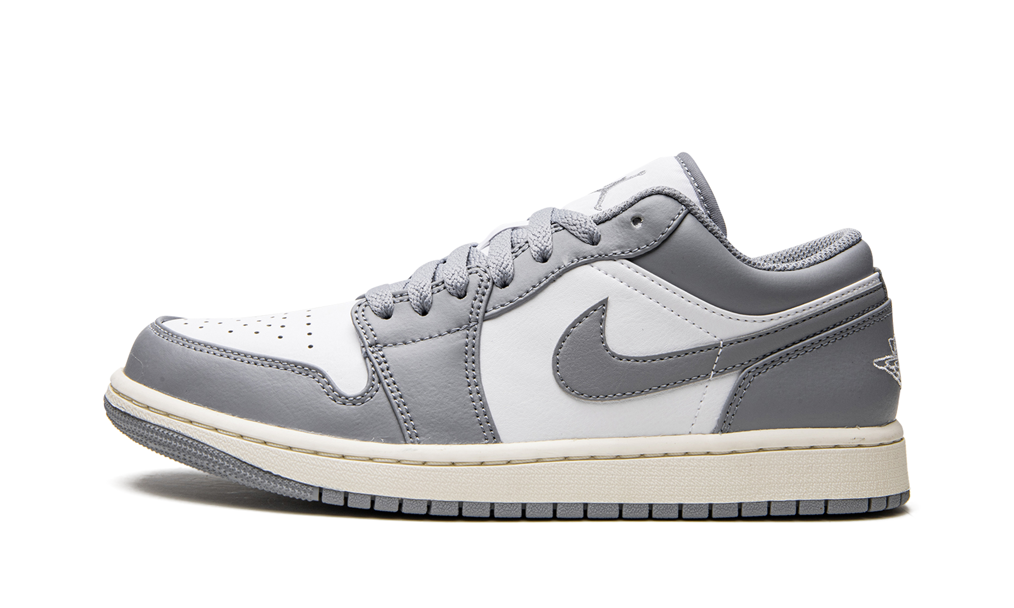 air jordan 1 low vintage stealth grey+553558-053+diagnol right view 1