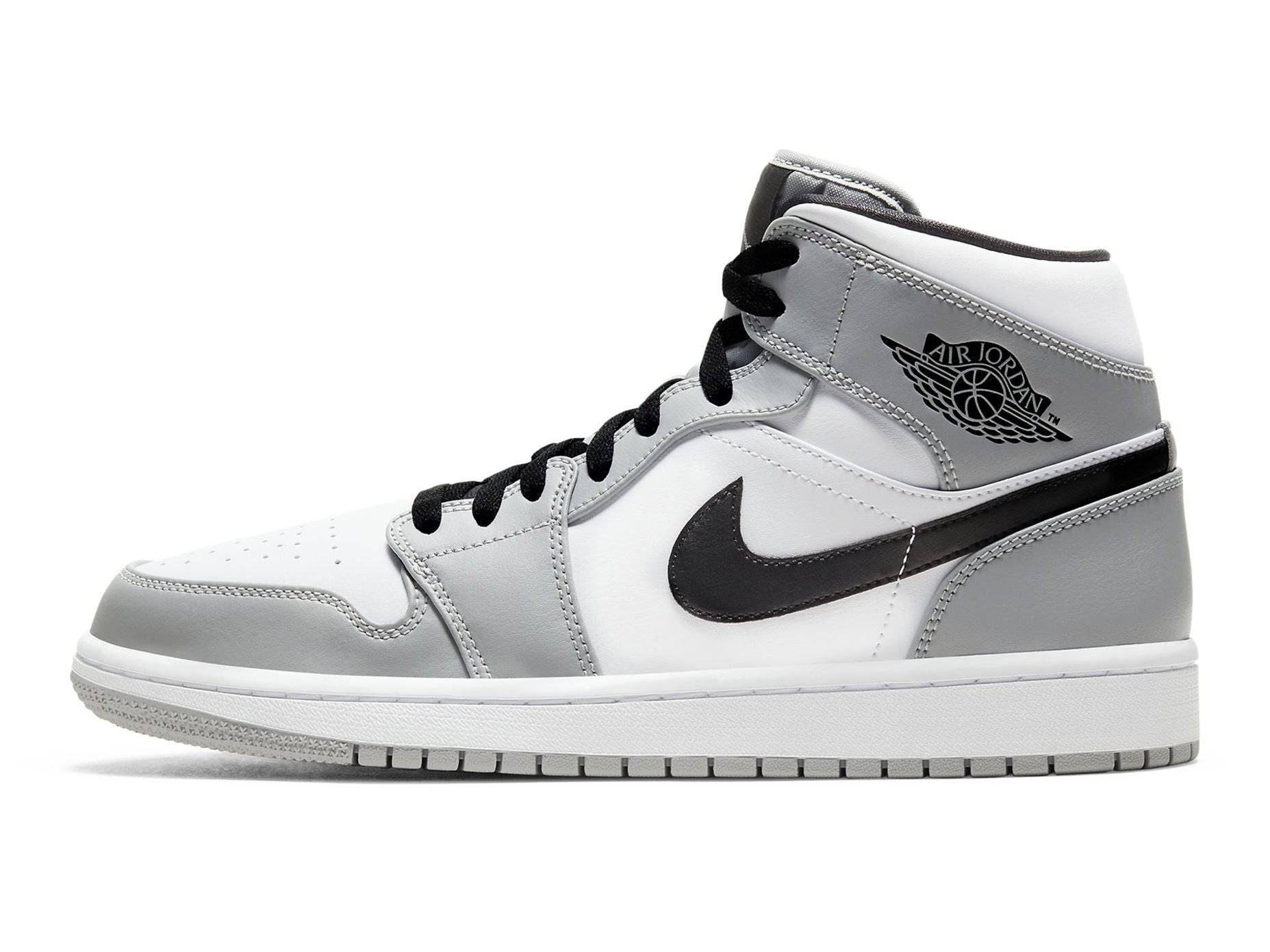 Air Jordan 1 Mid Light Smoke Grey