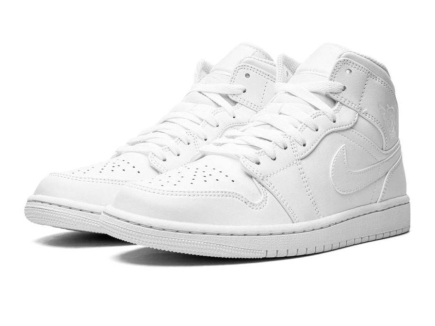 Air Jordan 1 Mid Triple White