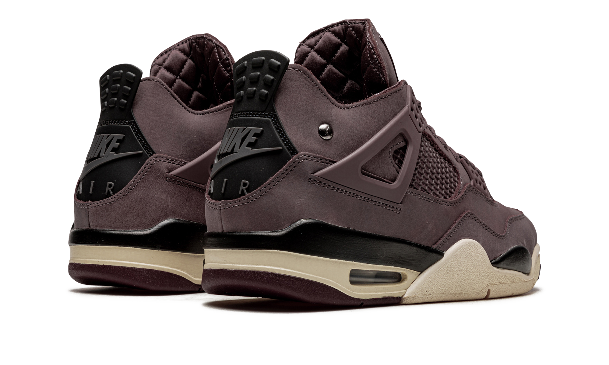 jordan 4 retro sp a ma maniere violet ore+DV6773-220+diagnol right behind view