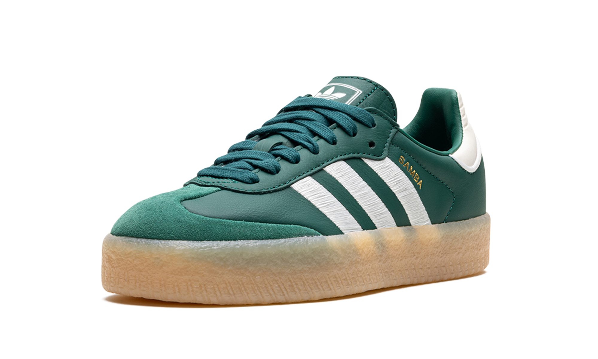 adidas sambae collegiate green gum women s+IF1835+left diagnol single view