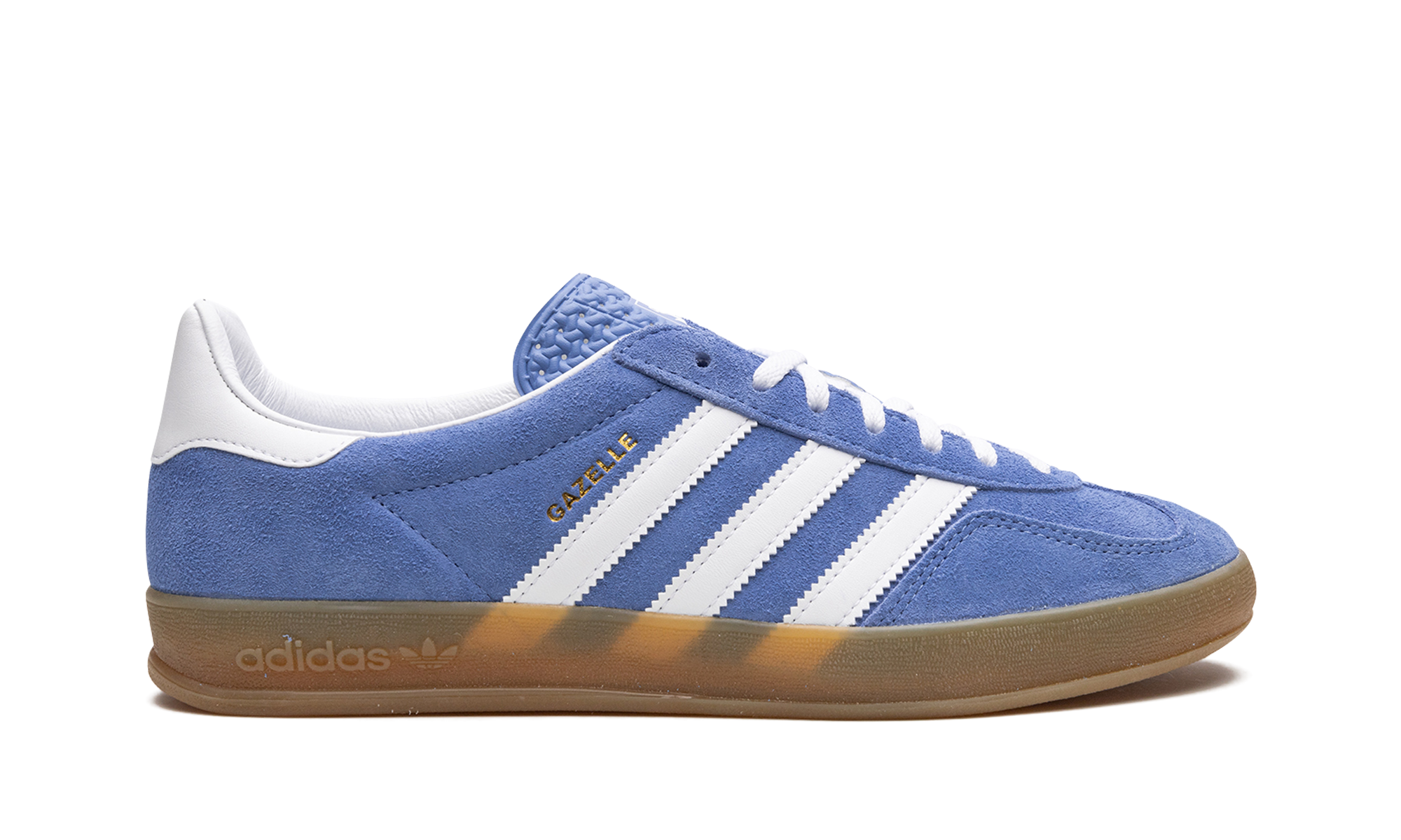 adidas gazelle indoor blue fusion gum women s+HQ8717+right view