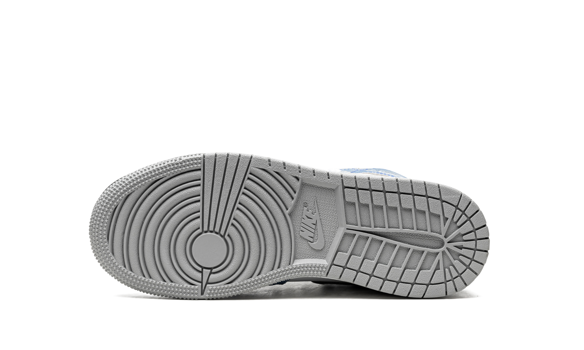 jordan 1 retro high hyper royal smoke grey gs+575441-402+bottom view