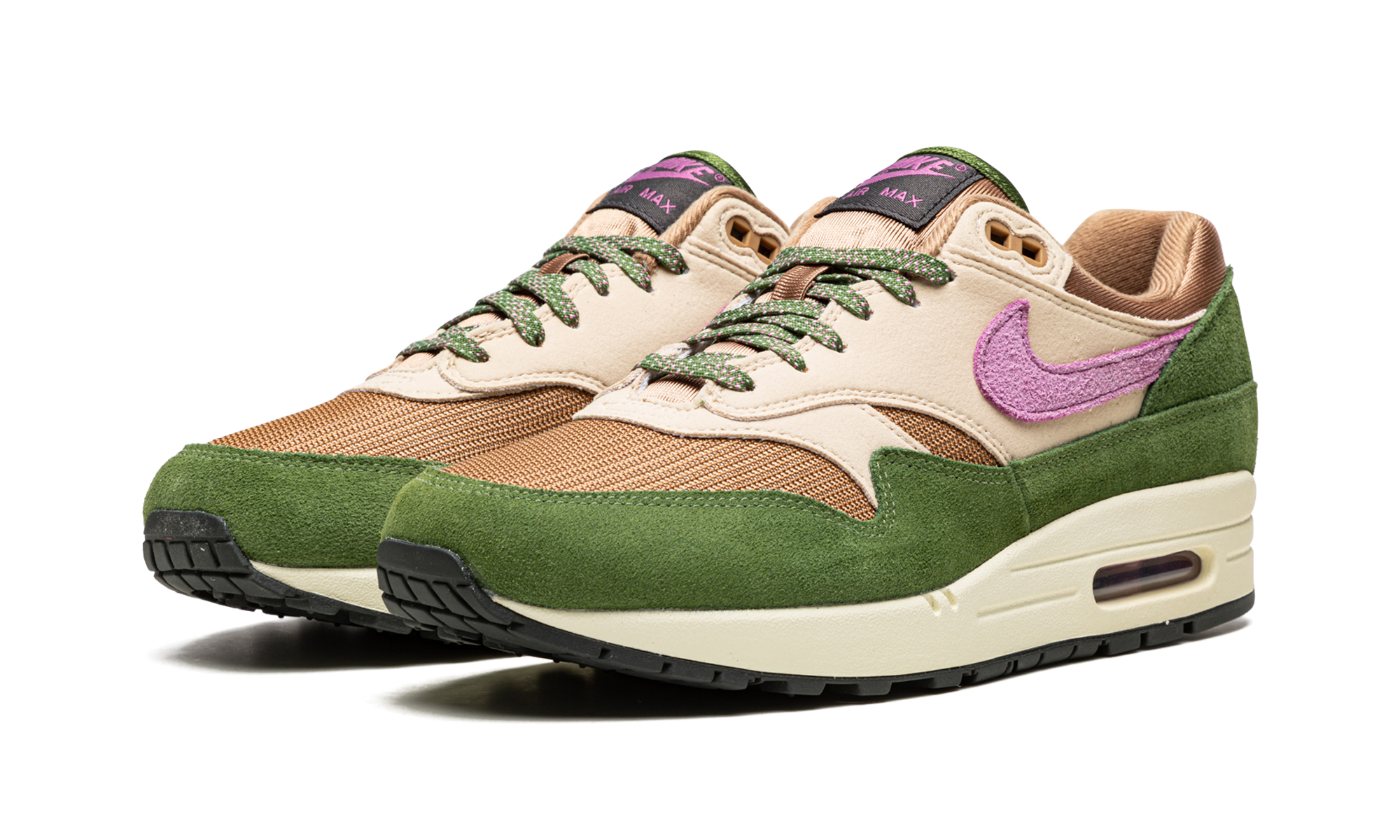 nike air max 1 sh treeline+DR9773-300+diagnol left view
