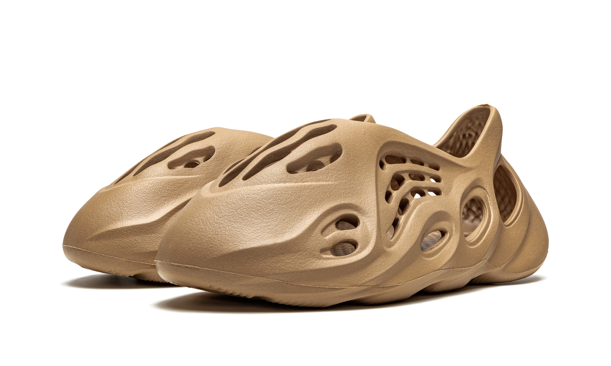 adidas yeezy foam rnnr ochre+GW3354+diagnol left view