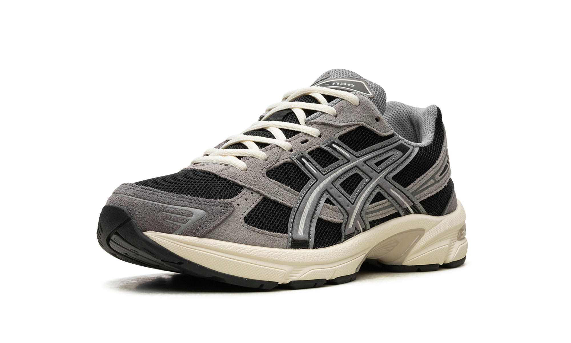 asics gel 1130 black carbon+1201A255-004+left diagnol single view
