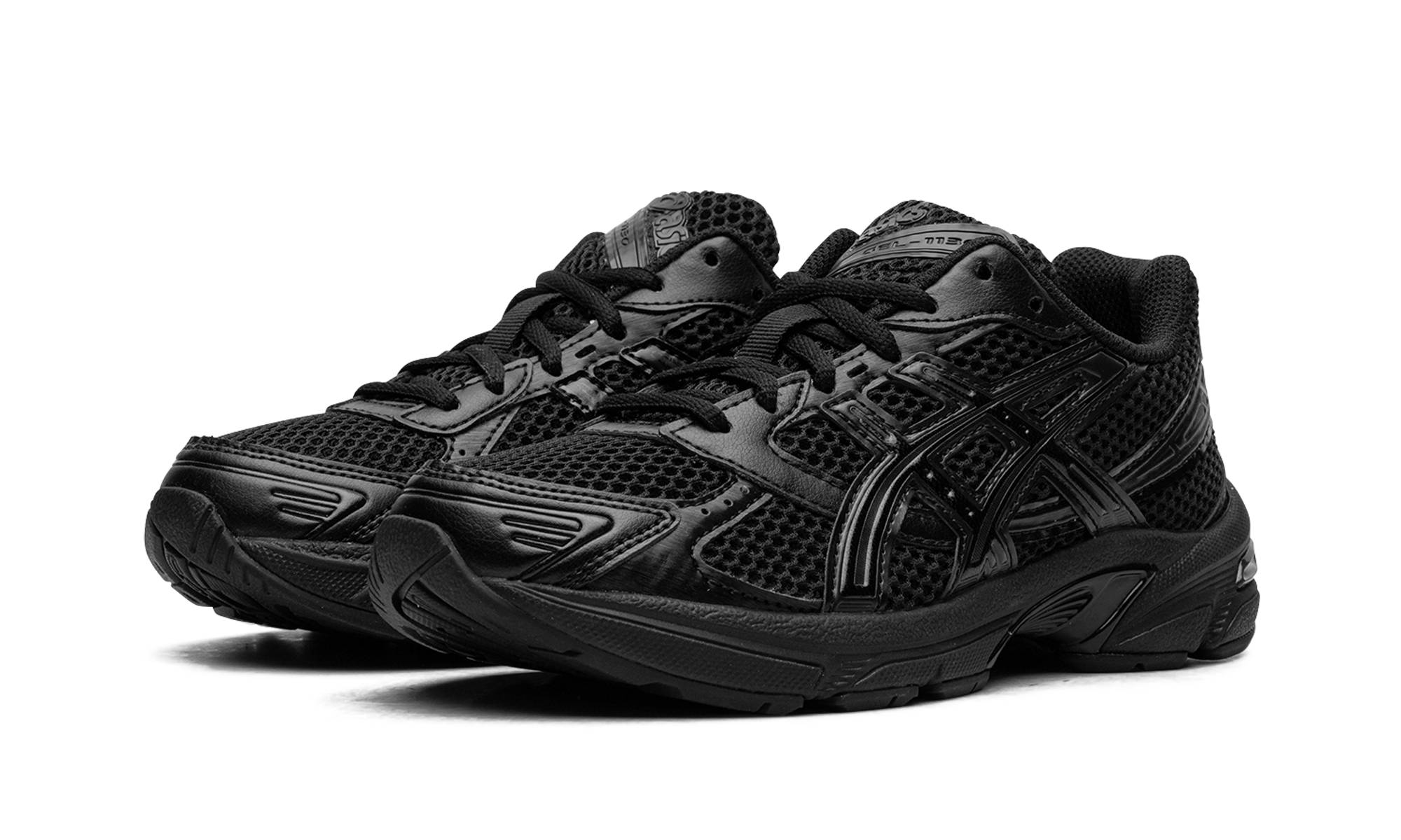 asics gel 1130 black graphite grey+1201A256-002+diagnol left view