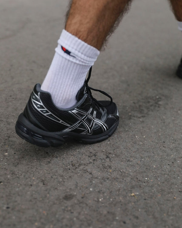 ASICS Gel-1130 Black Pure Silver, Lifestyle View 3, SKU 1201A906-001