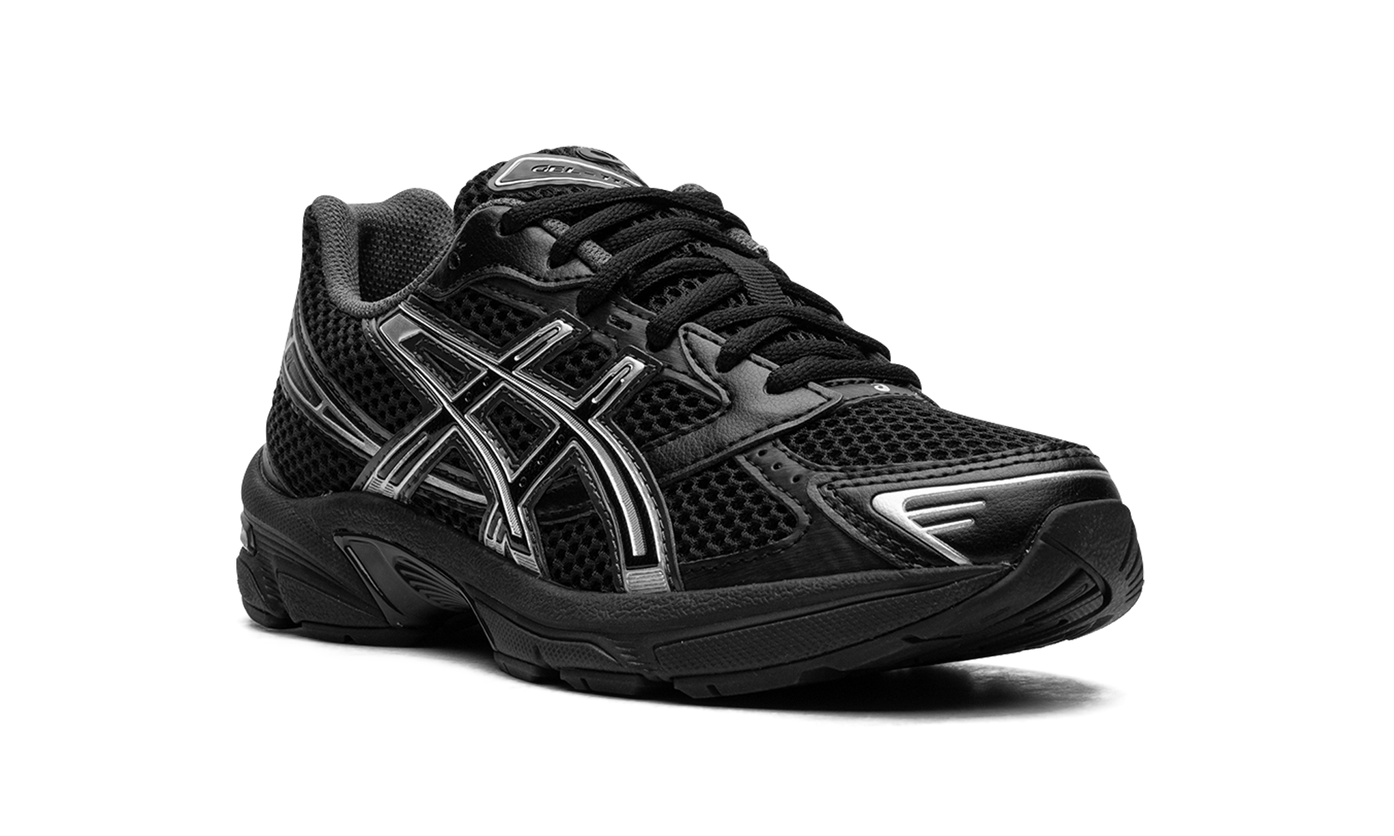 asics gel 1130 black pure silver+1201A906-001+diagnol right view