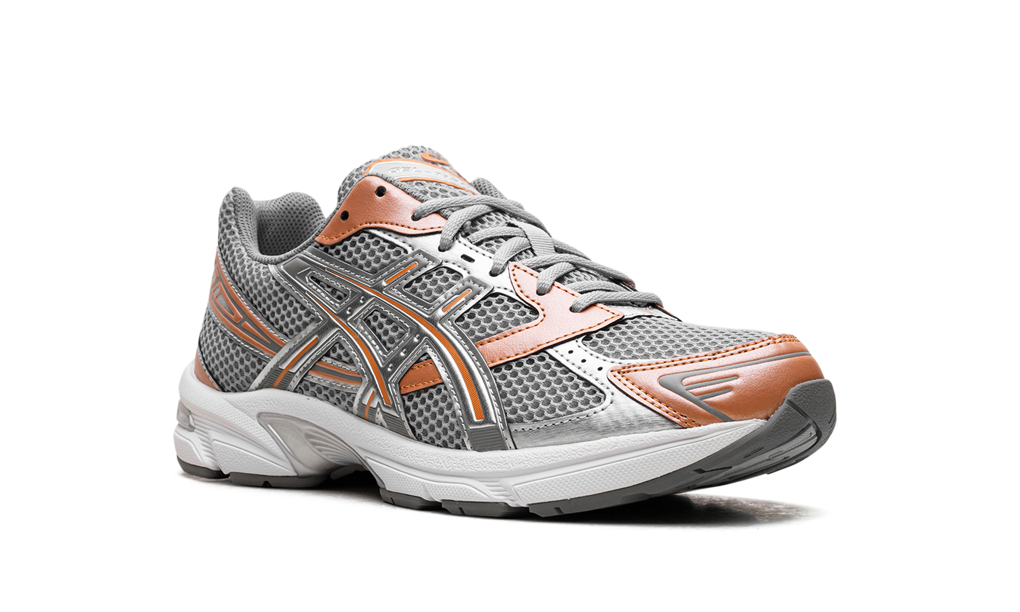 asics gel 1130 cement grey rust orange+1203A609-020+diagnol right view