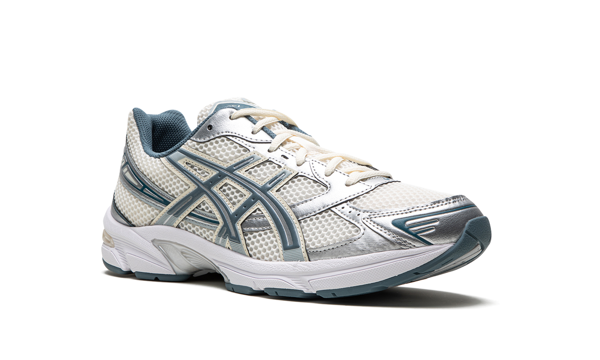asics gel 1130 cream ironclad+1201A256-115+diagnol right view