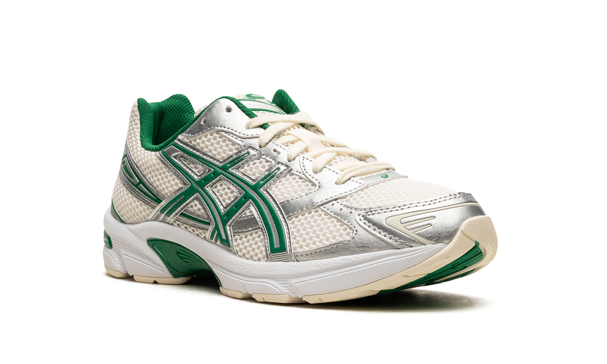 asics gel 1130 cream kale+1201A974-100+diagnol right view