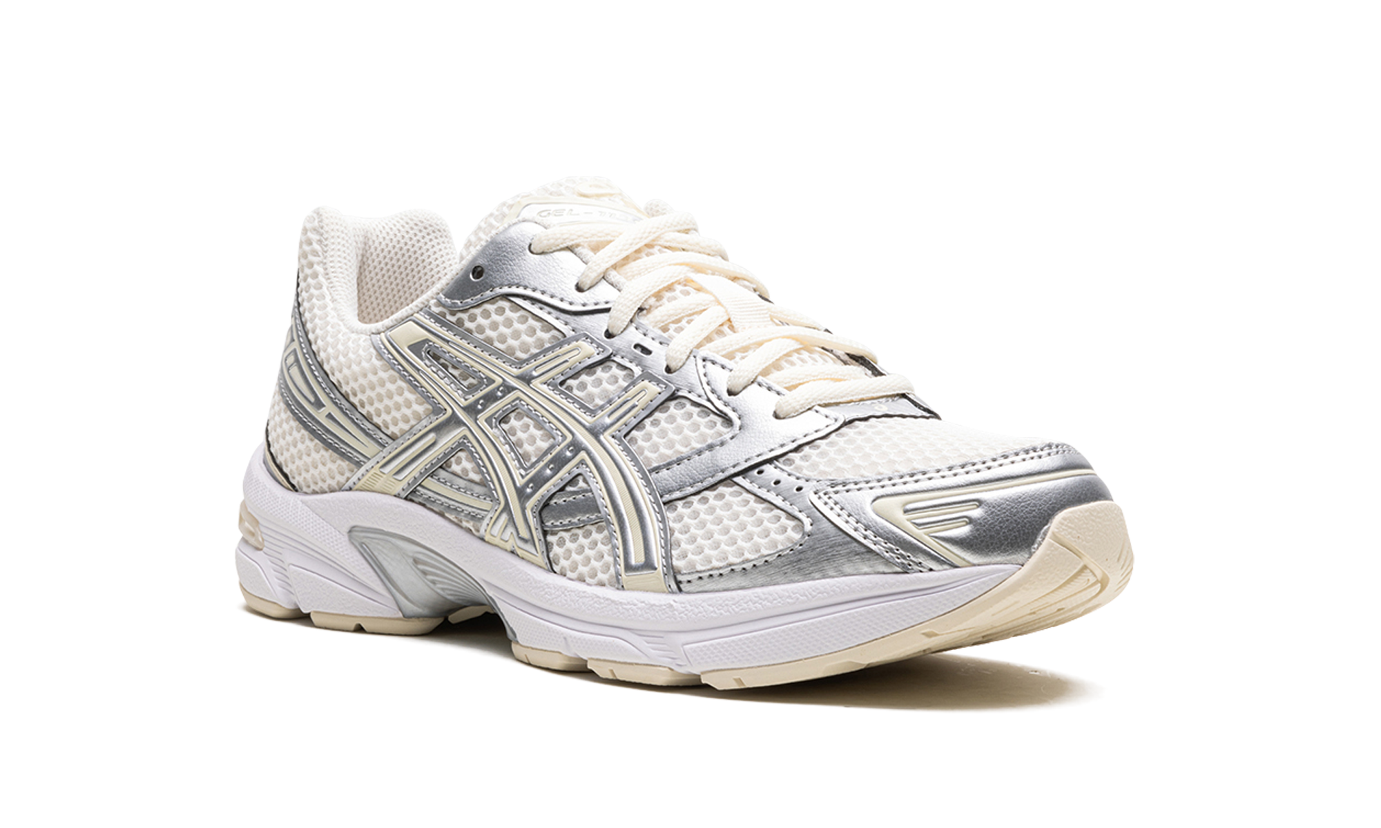 asics gel 1130 cream pure silver women s+1202A164-107+diagnol right view