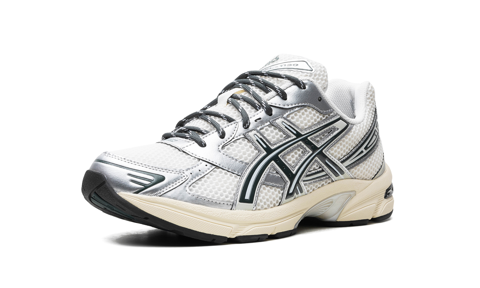 asics gel 1130 kith cream scarab 2024+1203A565-100+left diagnol single view