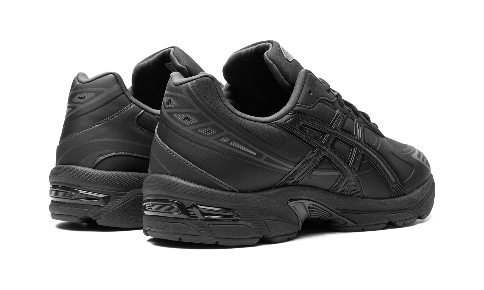 asics gel 1130 ns black+1203A413-001+diagnol right behind view