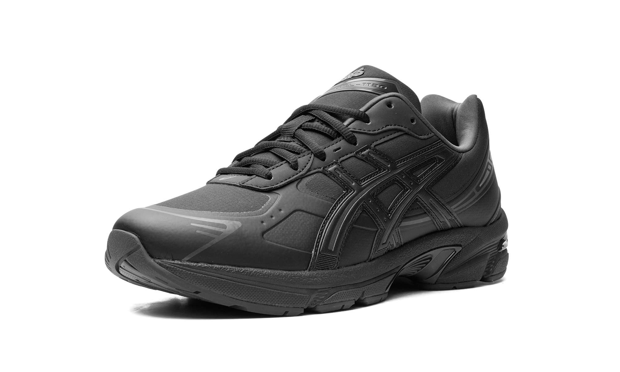 asics gel 1130 ns black+1203A413-001+left diagnol single view