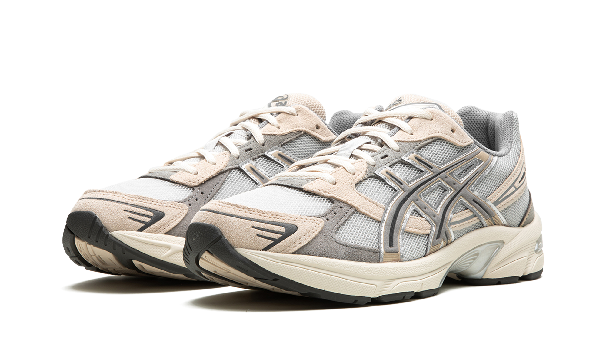 asics gel 1130 oyster clay grey pink+1201A255-028+diagnol left view