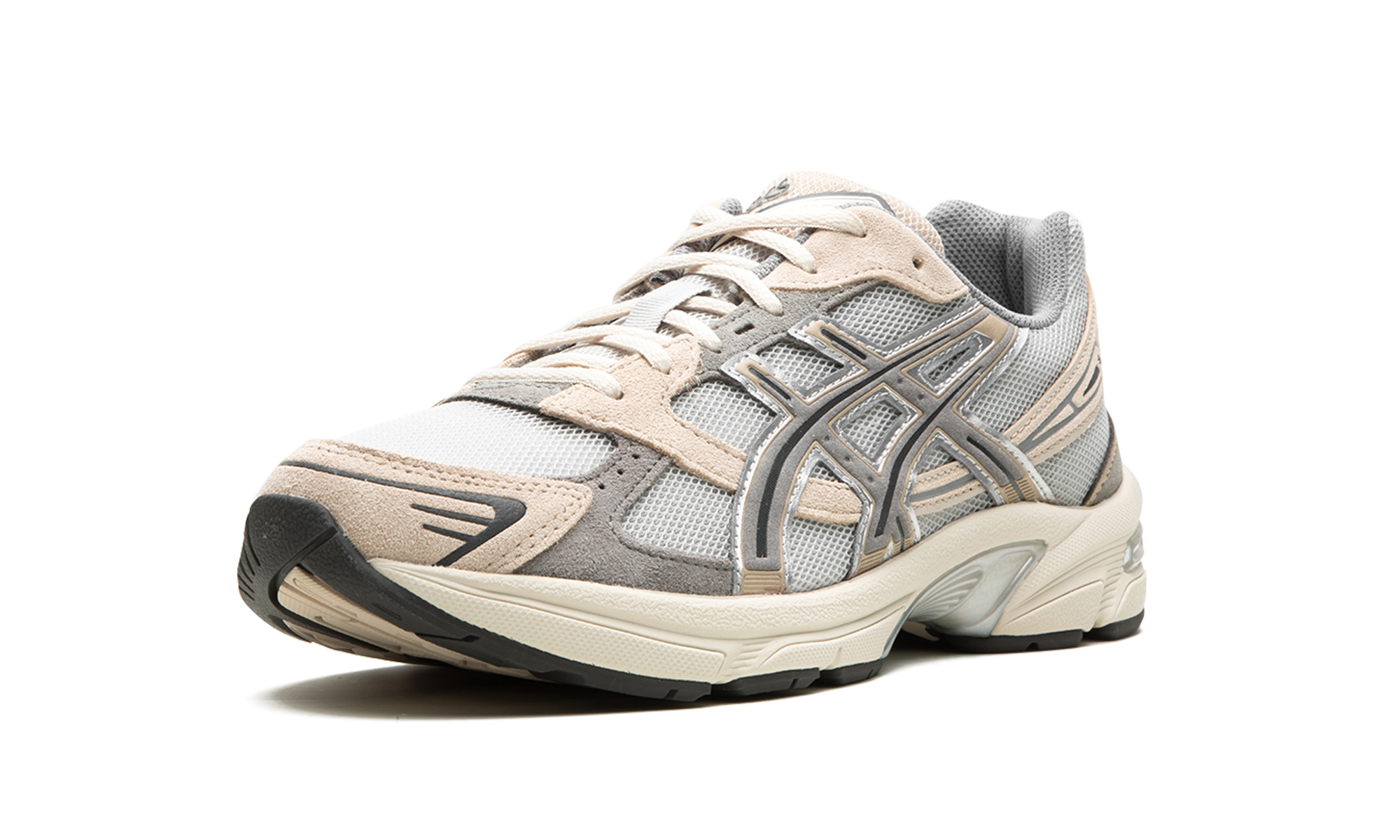 asics gel 1130 oyster clay grey pink+1201A255-028+left diagnol single view