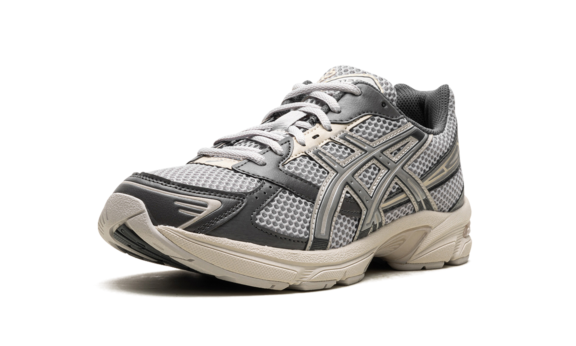 asics gel 1130 oyster grey+1201A256-025+left diagnol single view