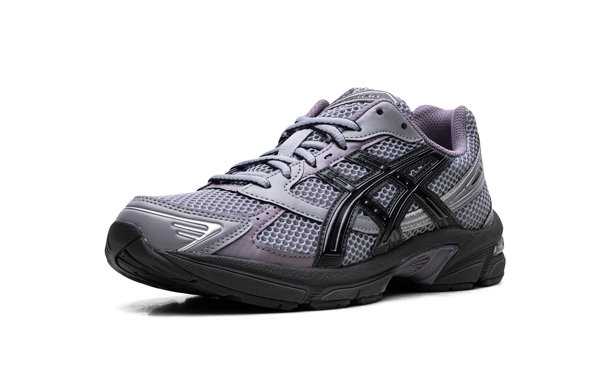 asics gel 1130 sheet rock black+1203A633-020+left diagnol single view
