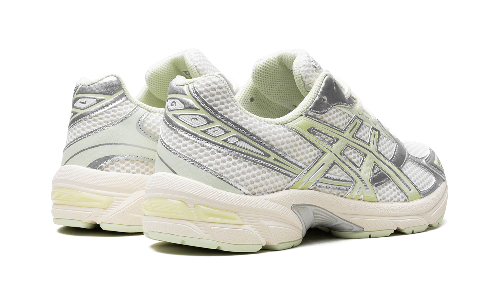 asics gel 1130 silver pack green women s+1202A505-101+diagnol right behind view