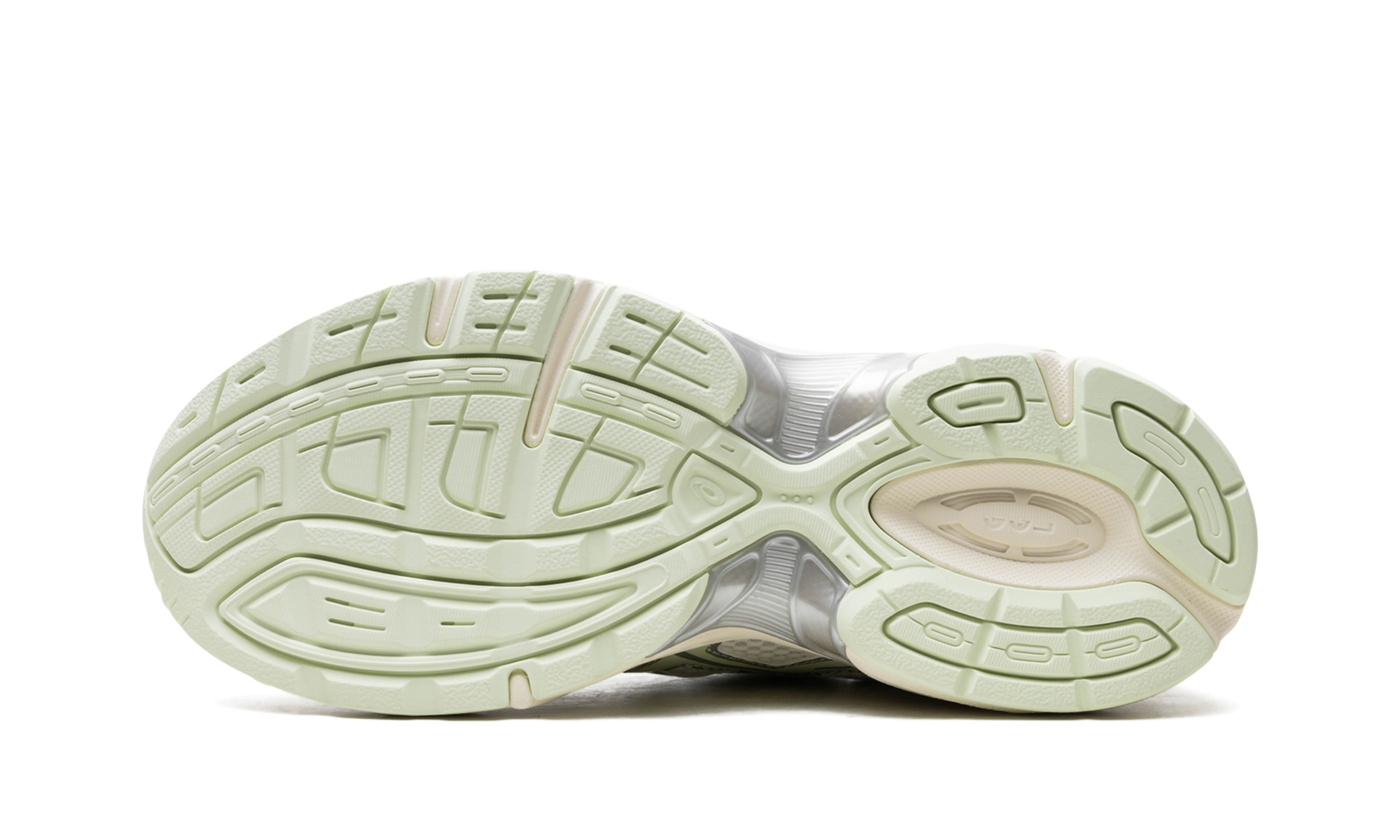 asics gel 1130 silver pack green women s+1202A505-101+bottom view