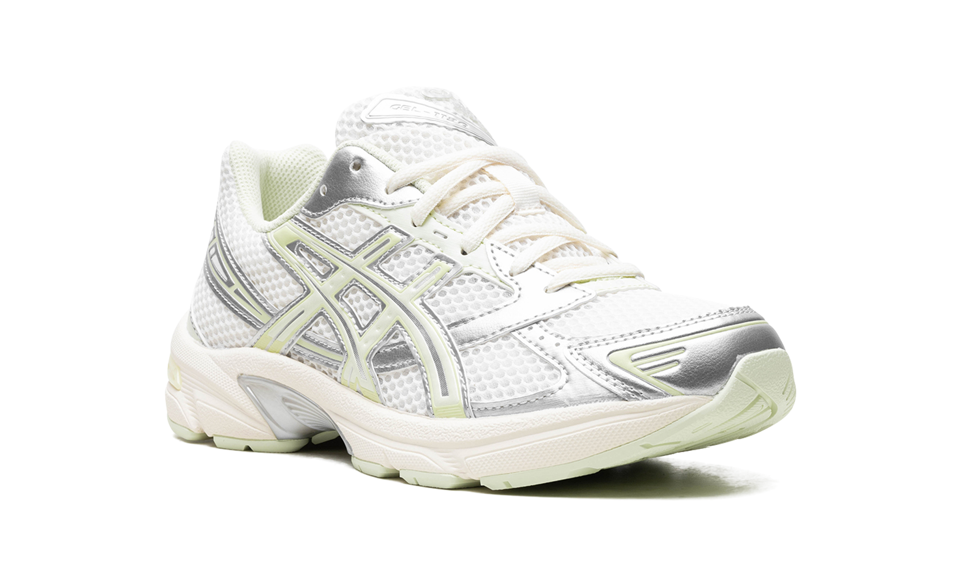 asics gel 1130 silver pack green women s+1202A505-101+diagnol right view