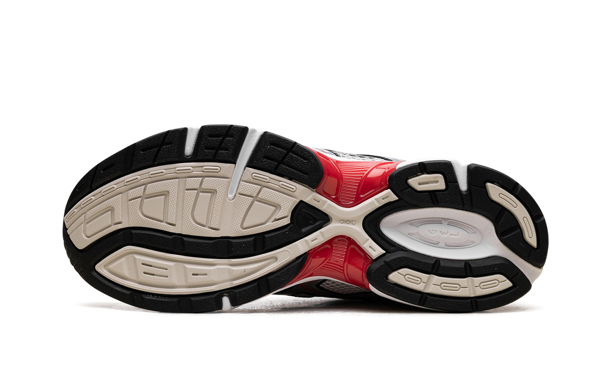 asics gel 1130 smoke grey pure silver red+1201A256-024+bottom view