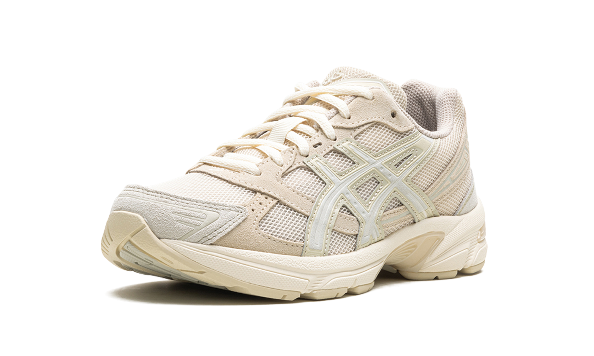 asics gel 1130 vanilla white sage+1201A255-252+left diagnol single view