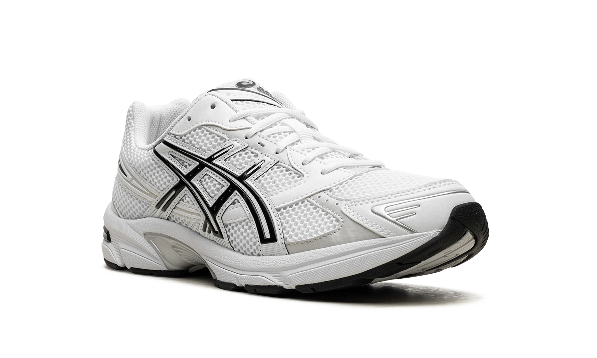 asics gel 1130 white black+1201B019-100+diagnol right view