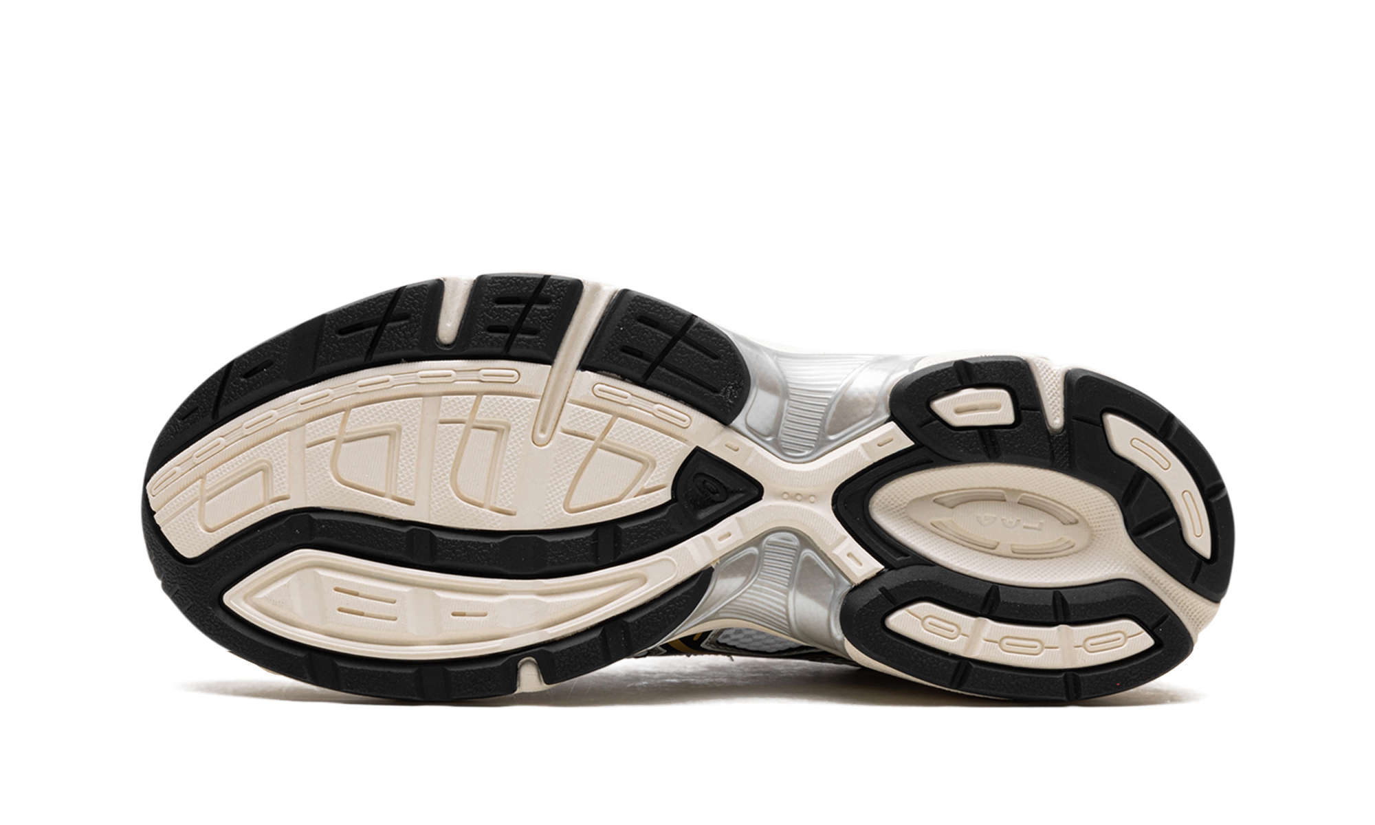 asics gel 1130 white black gold+1203A698-100+bottom view