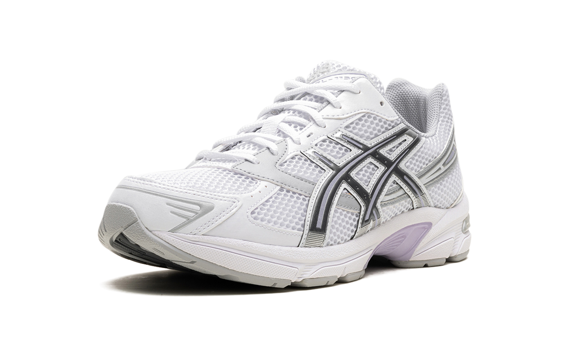 asics gel 1130 white carrier grey lilac women s+1202A164-115+left diagnol single view