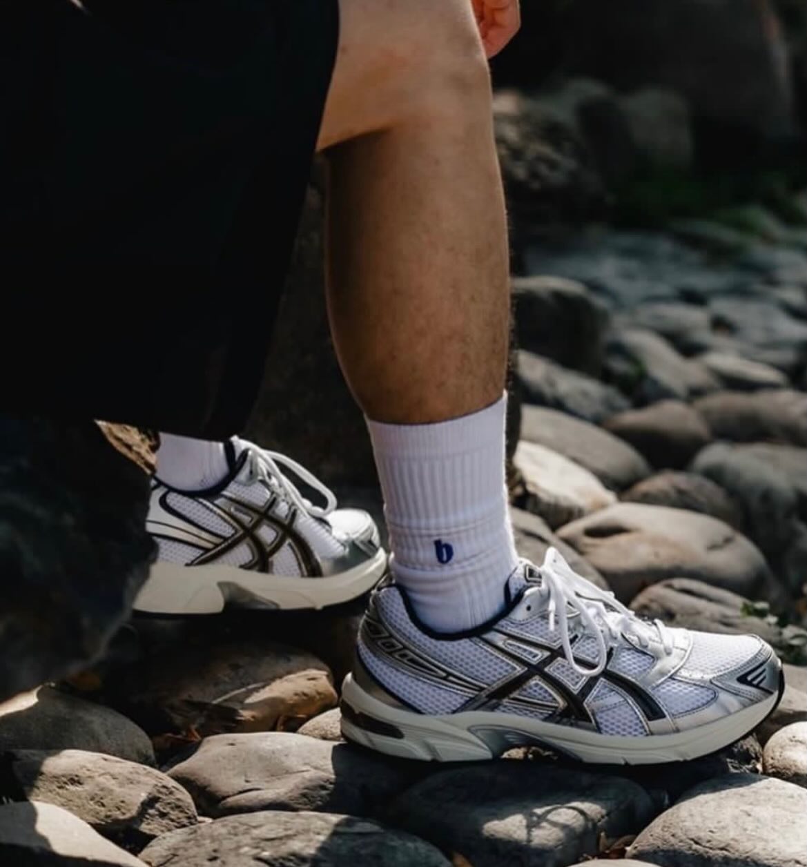 ASICS Gel-1130 White Clay Canyon, Lifestyle View 2, SKU 1201A256-113
