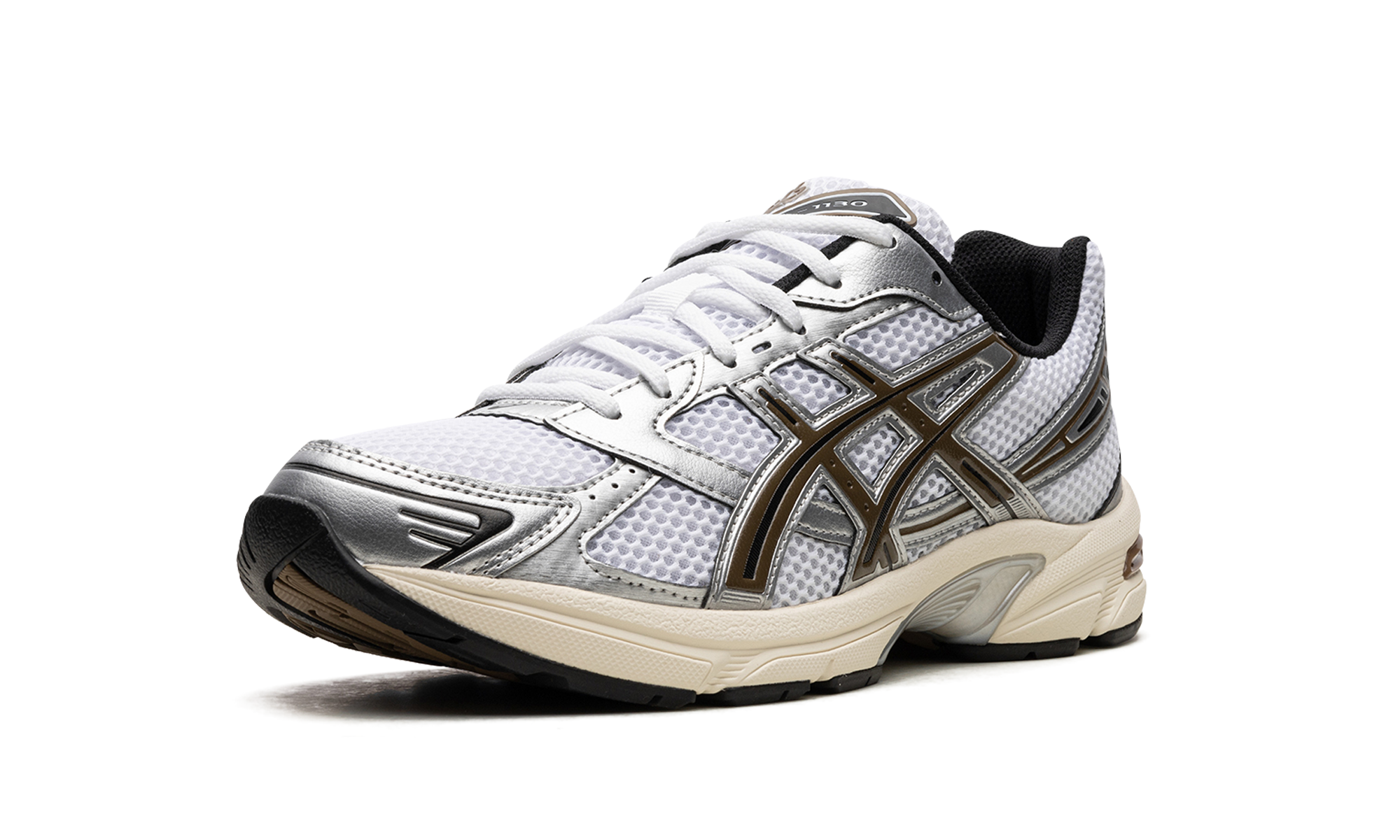 asics gel 1130 white clay canyon+1201A256-113+left diagnol single view