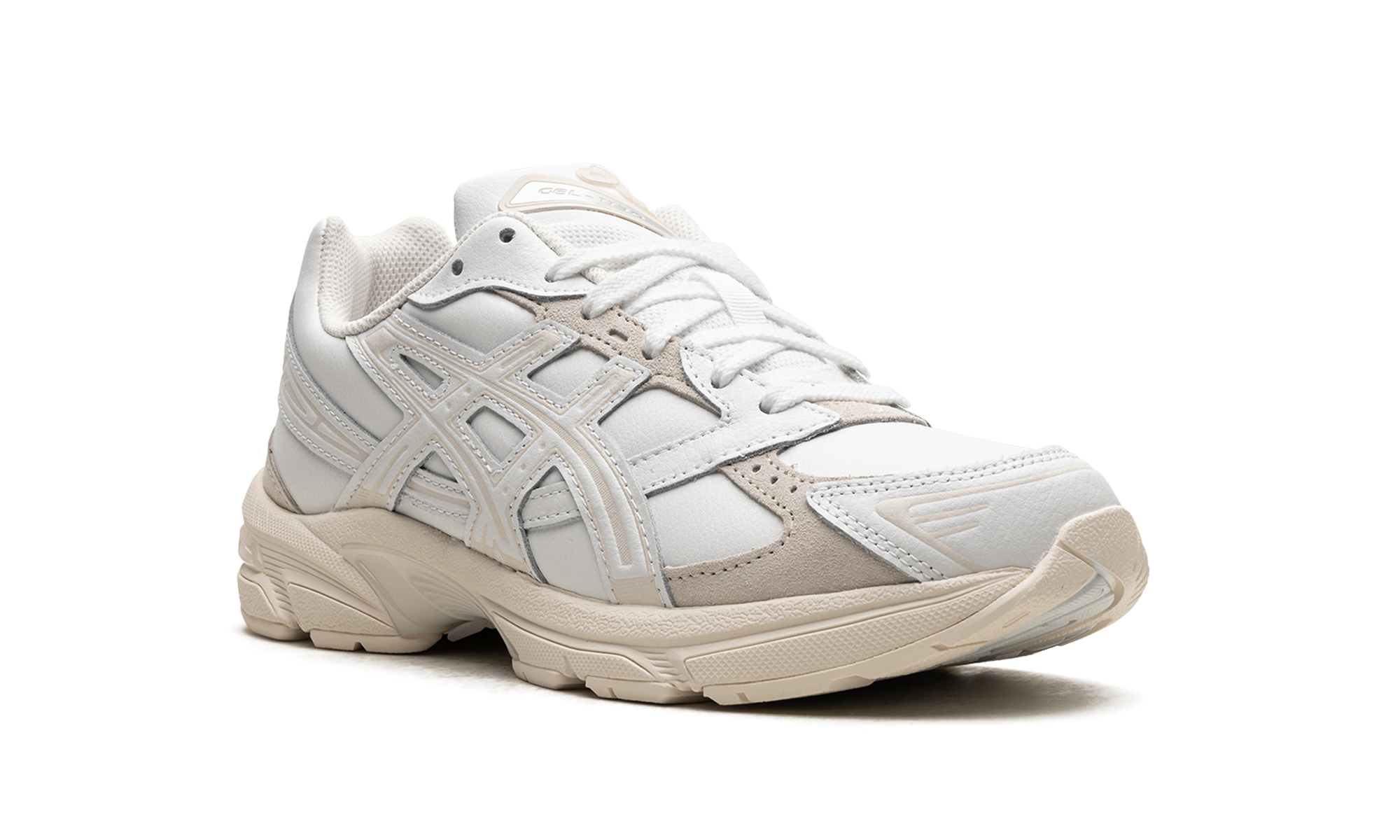 asics gel 1130 white cream+1201A844-100+diagnol right view