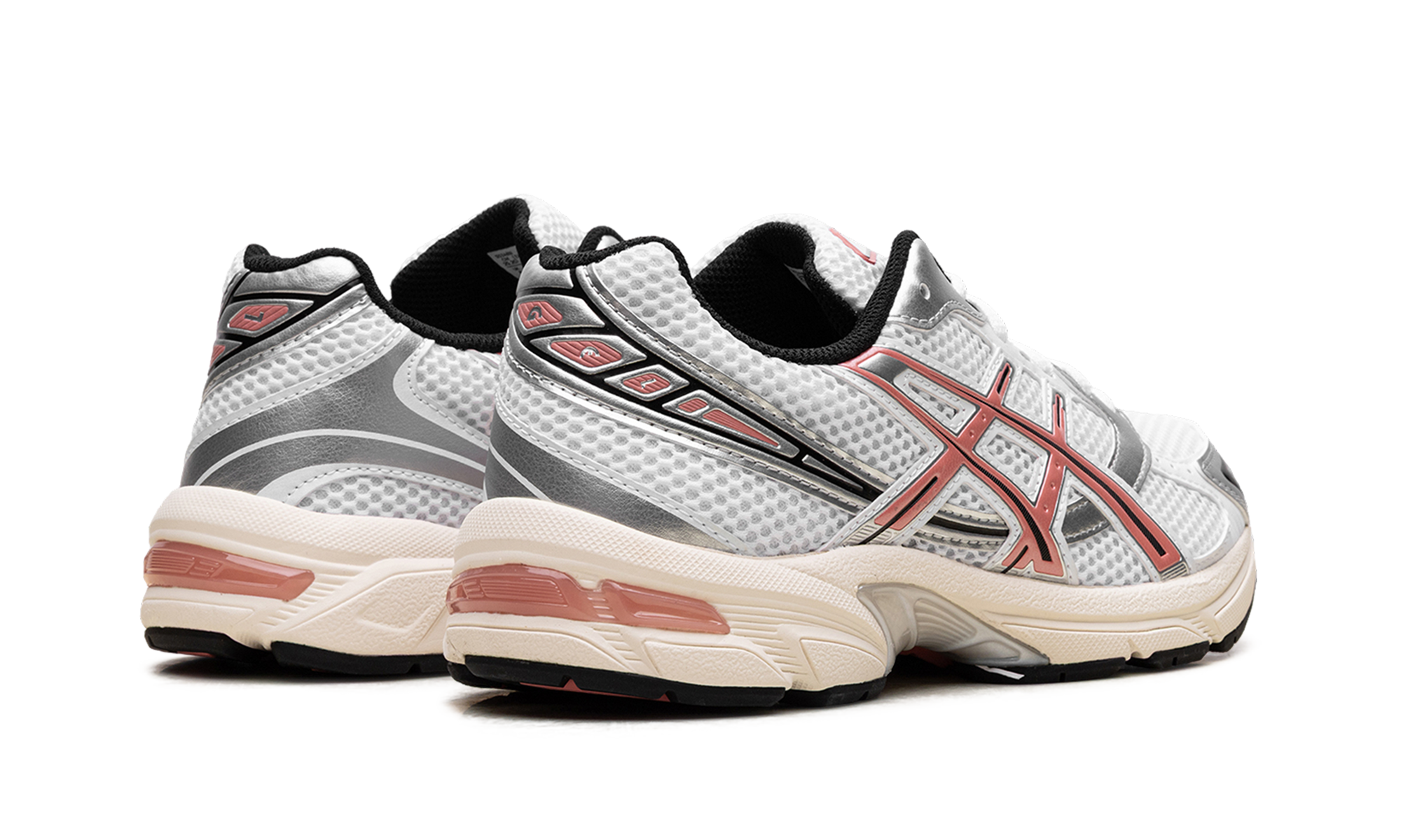 asics gel 1130 white desert red+1203A609-102+diagnol right behind view