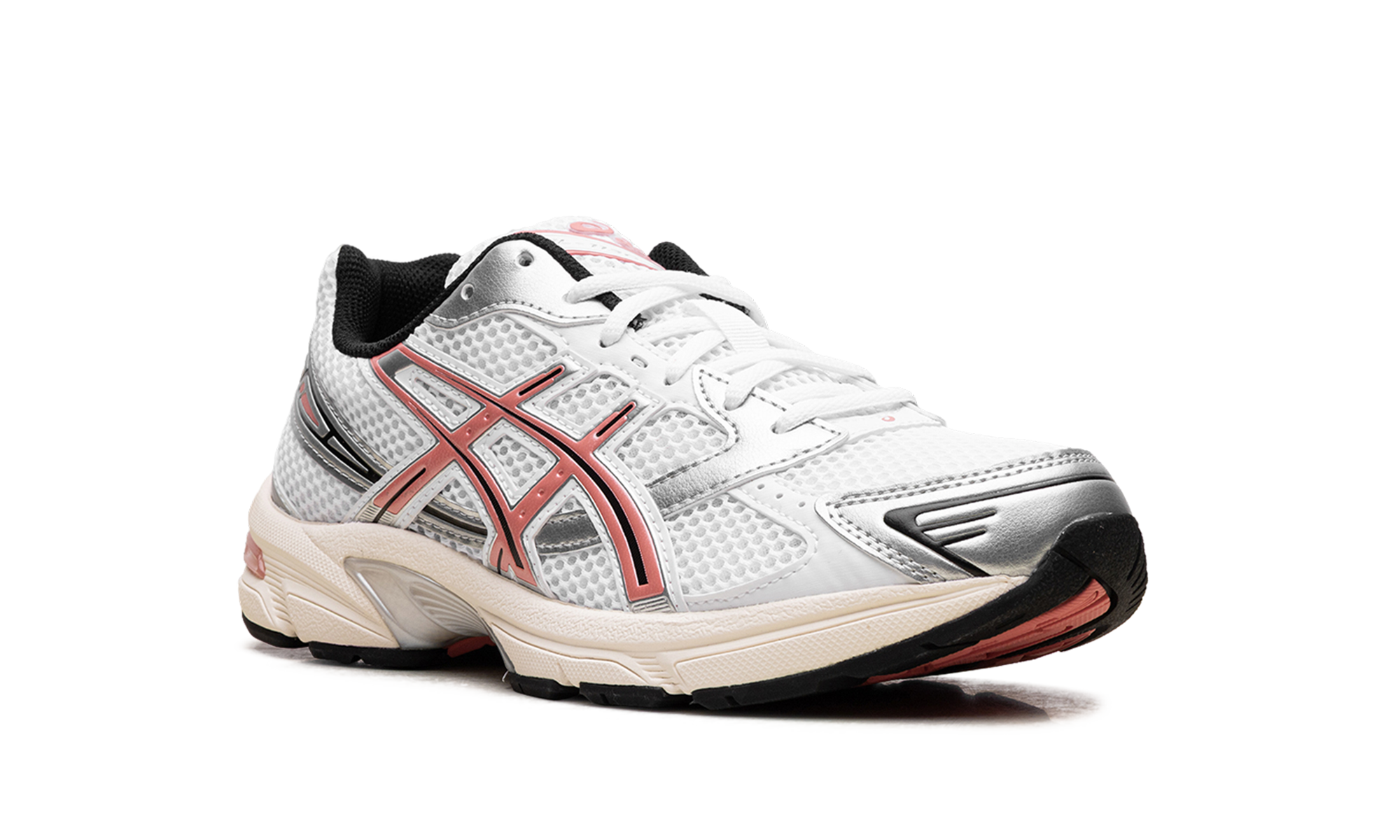 asics gel 1130 white desert red+1203A609-102+diagnol right view
