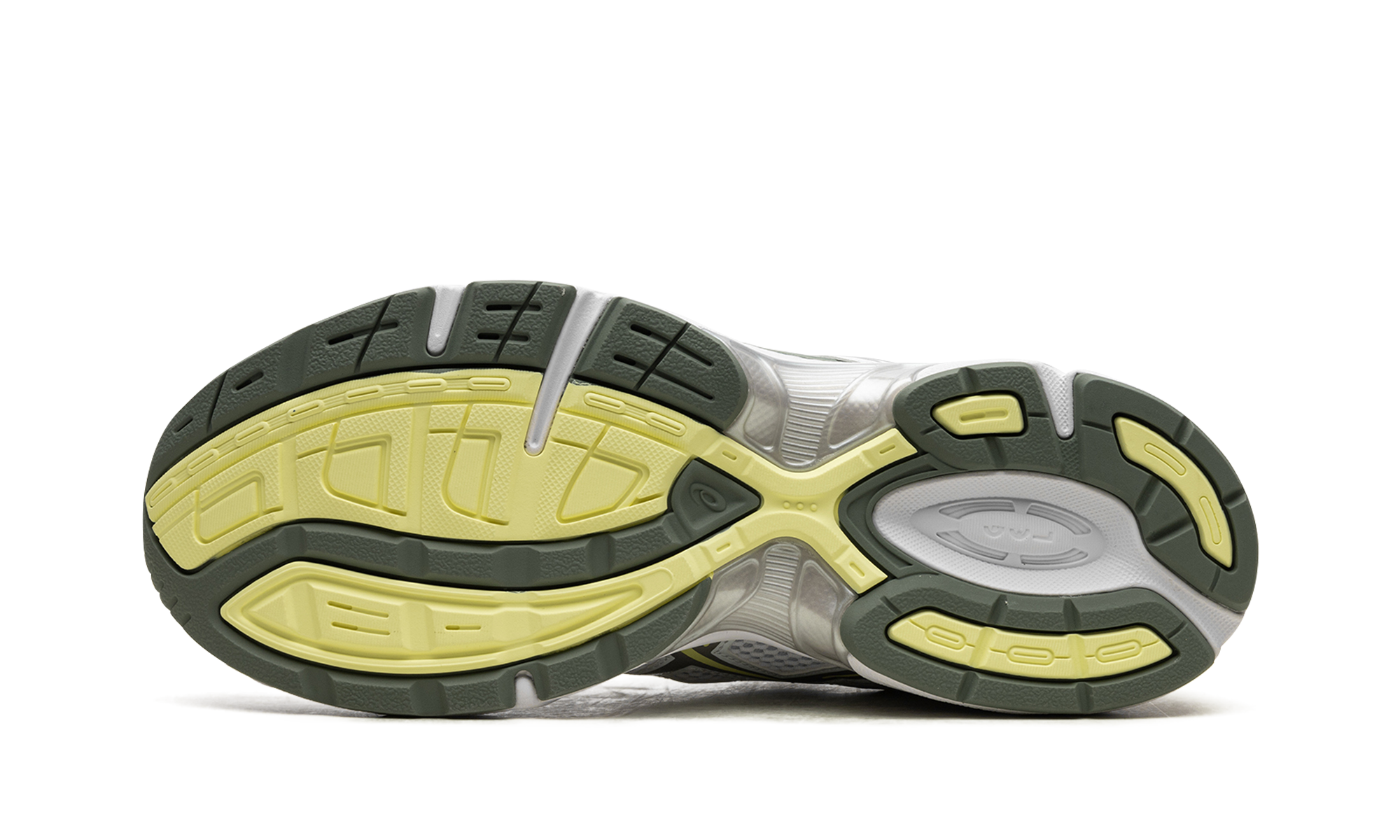 asics gel 1130 white jade yellow+1201A256-111+bottom view