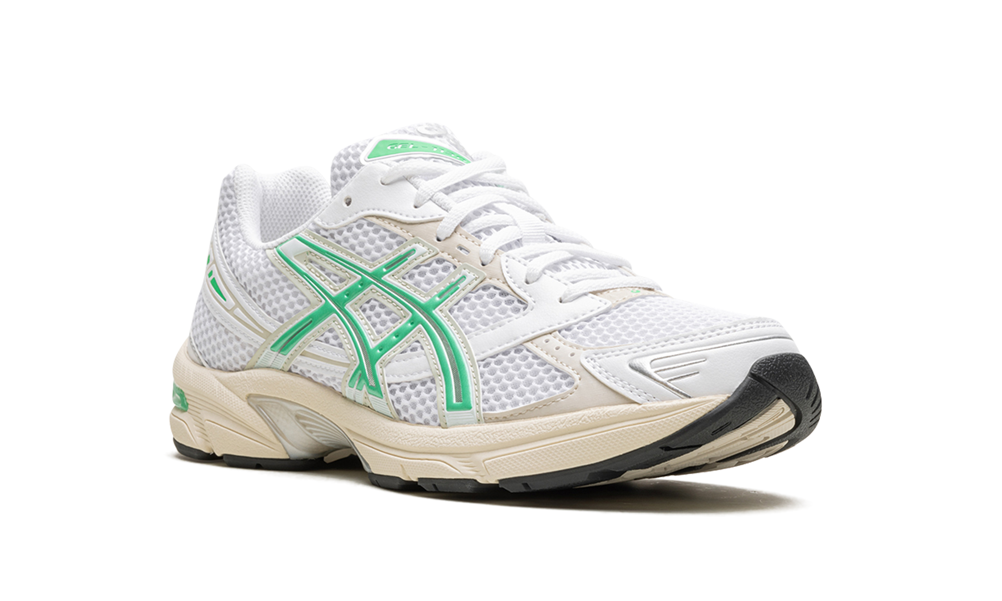 asics gel 1130 white malachite green off white midsole women s+1202A164-114+diagnol right view