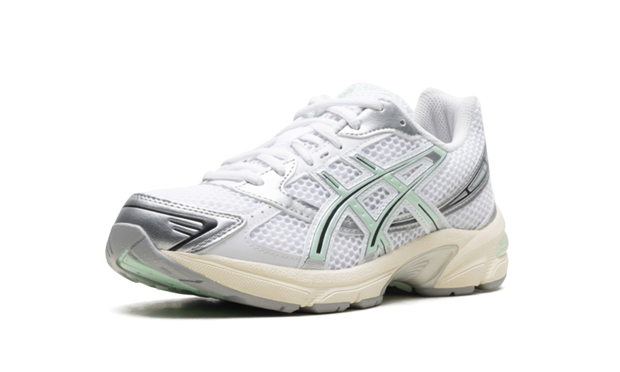asics gel 1130 white mint tint women s+1202A164-120+left diagnol single view