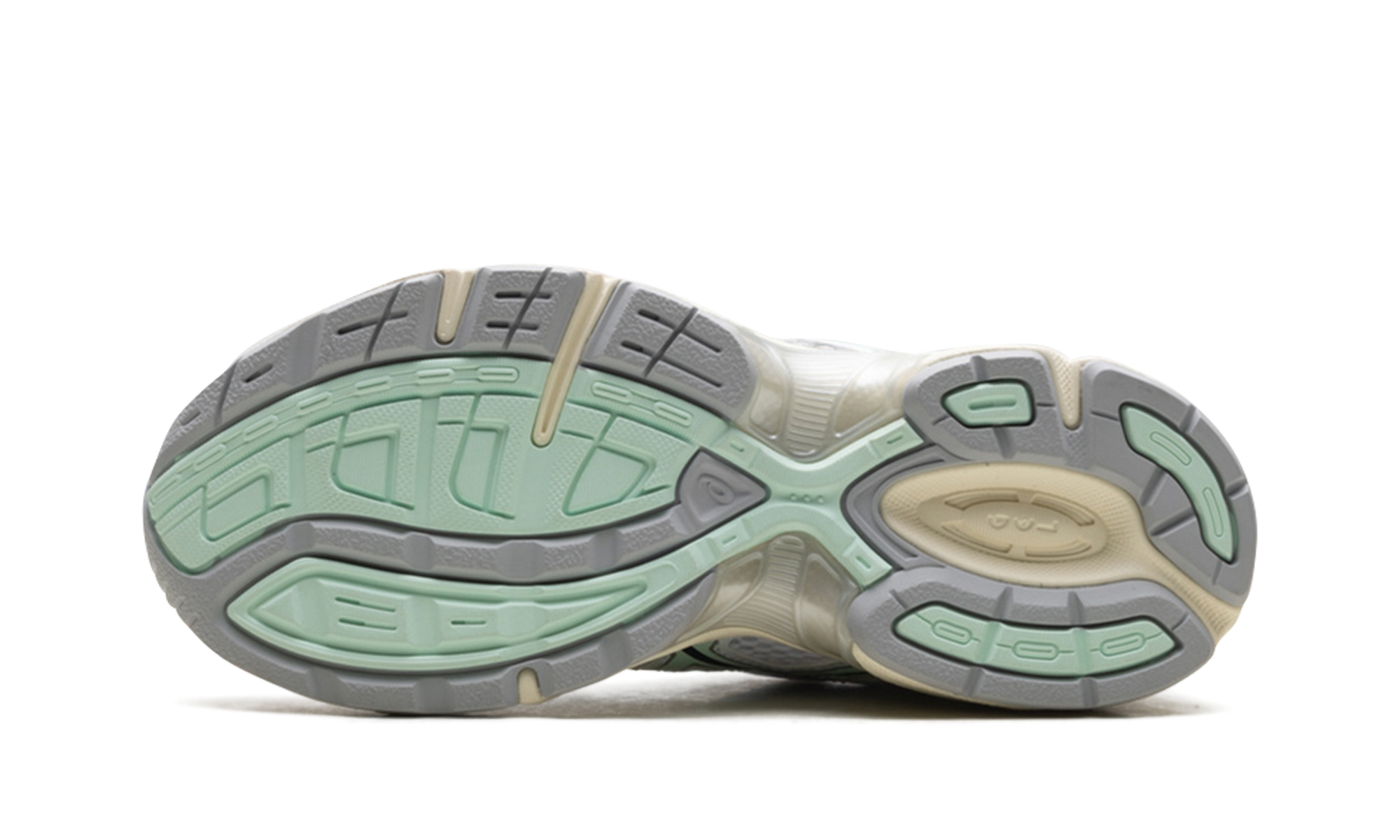 asics gel 1130 white mint tint women s+1202A164-120+bottom view