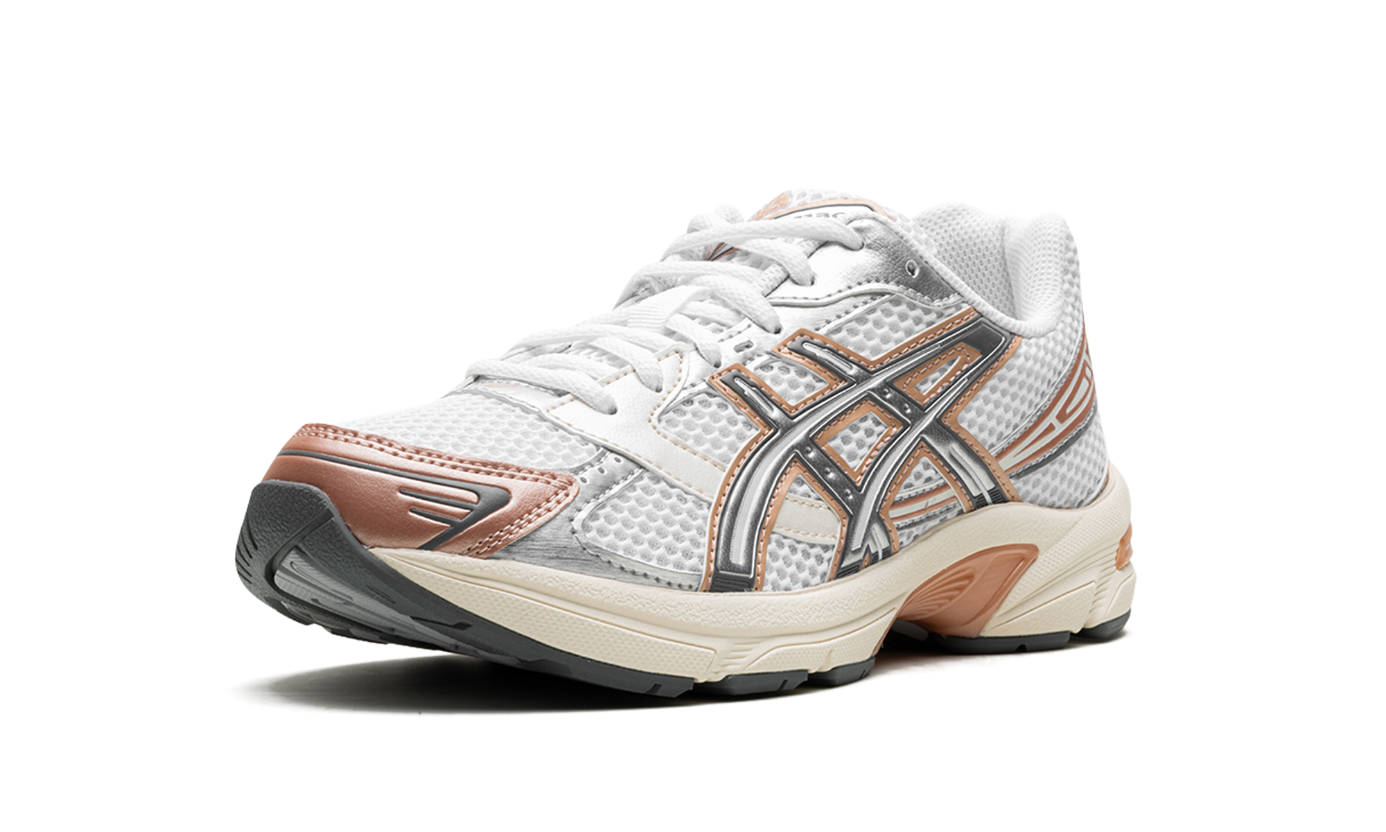 asics gel 1130 white pure silver bronze women s+1202A502-101+left diagnol single view