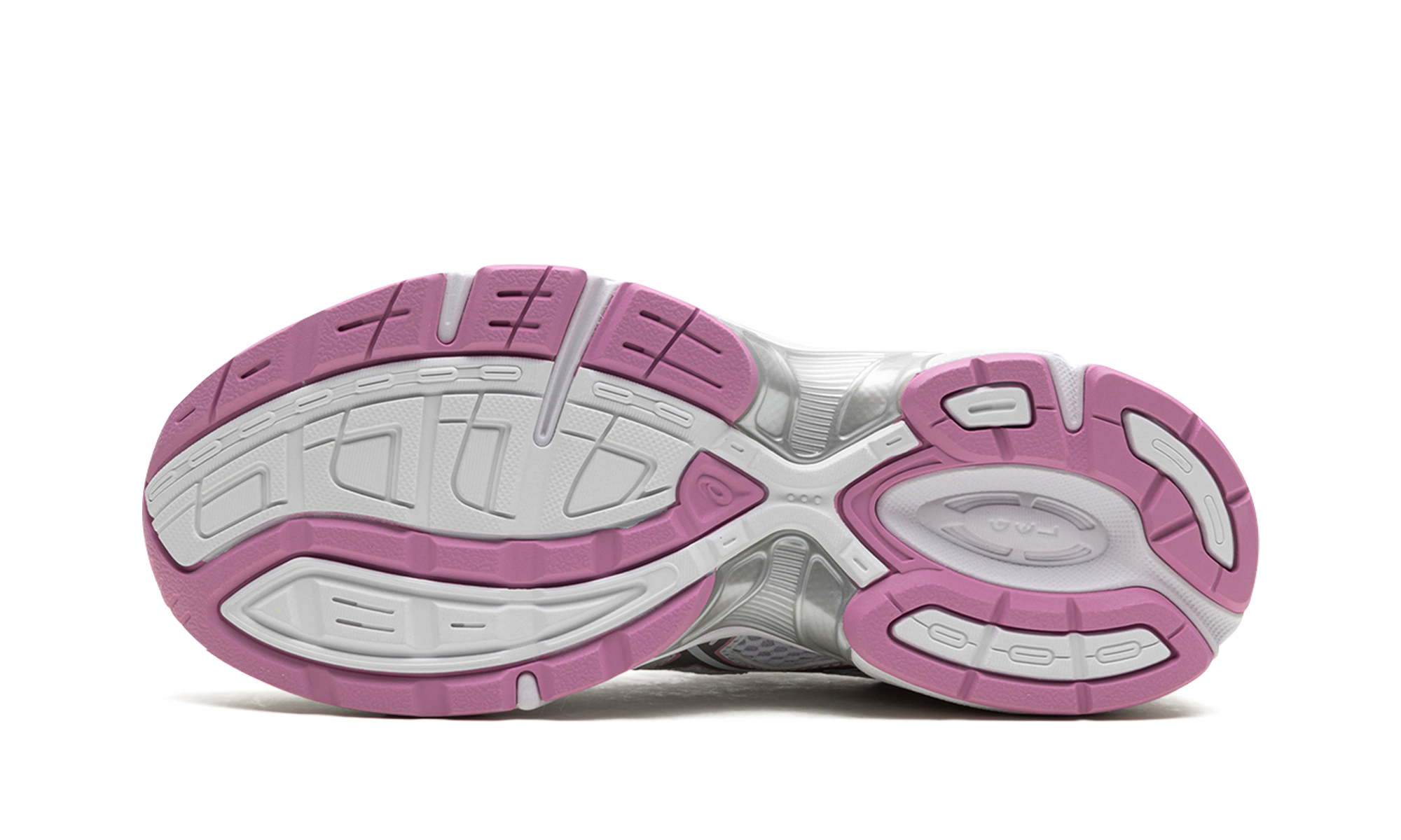 asics gel 1130 white pure silver pink women s+1202A507-100+bottom view