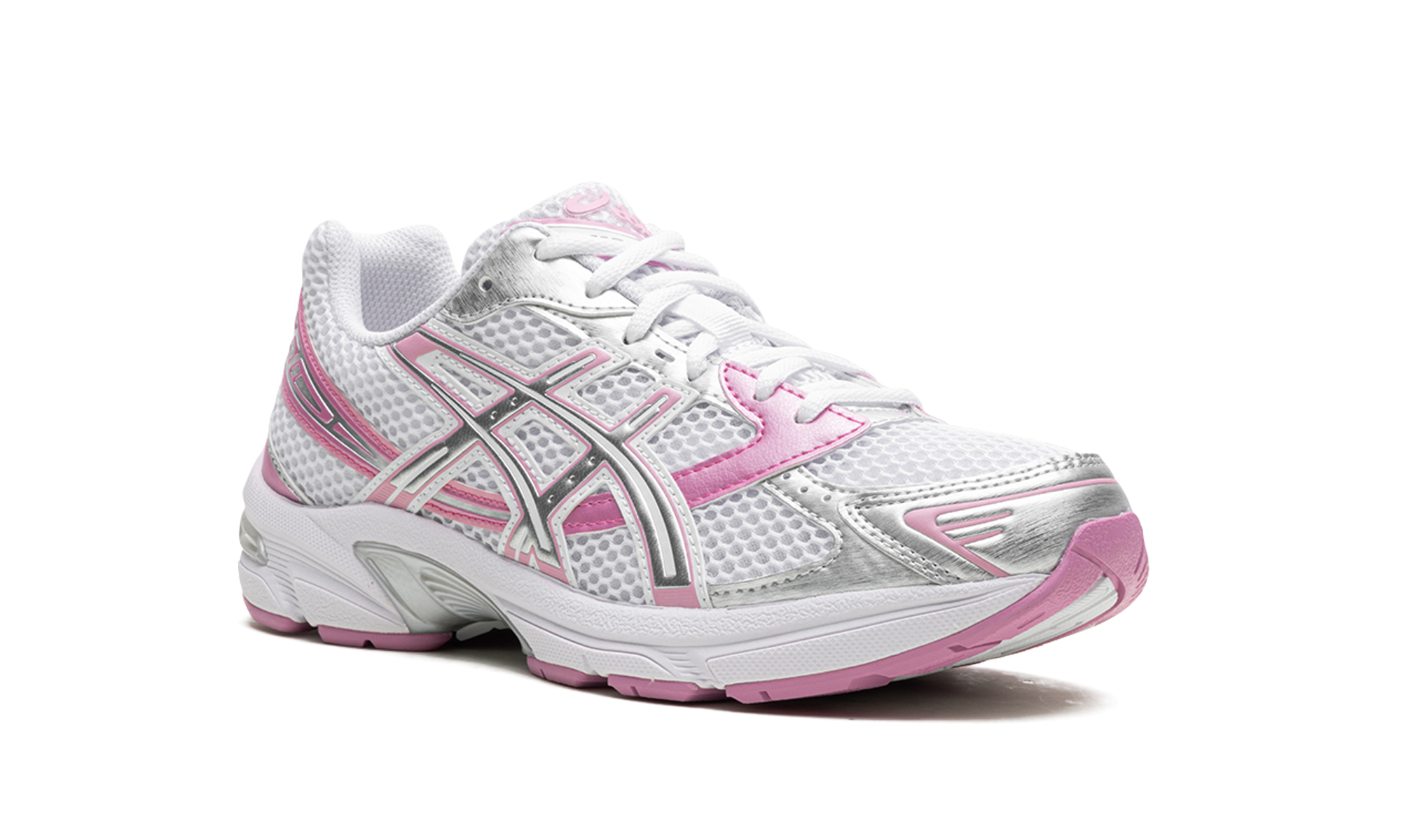 asics gel 1130 white pure silver pink women s+1202A507-100+diagnol right view