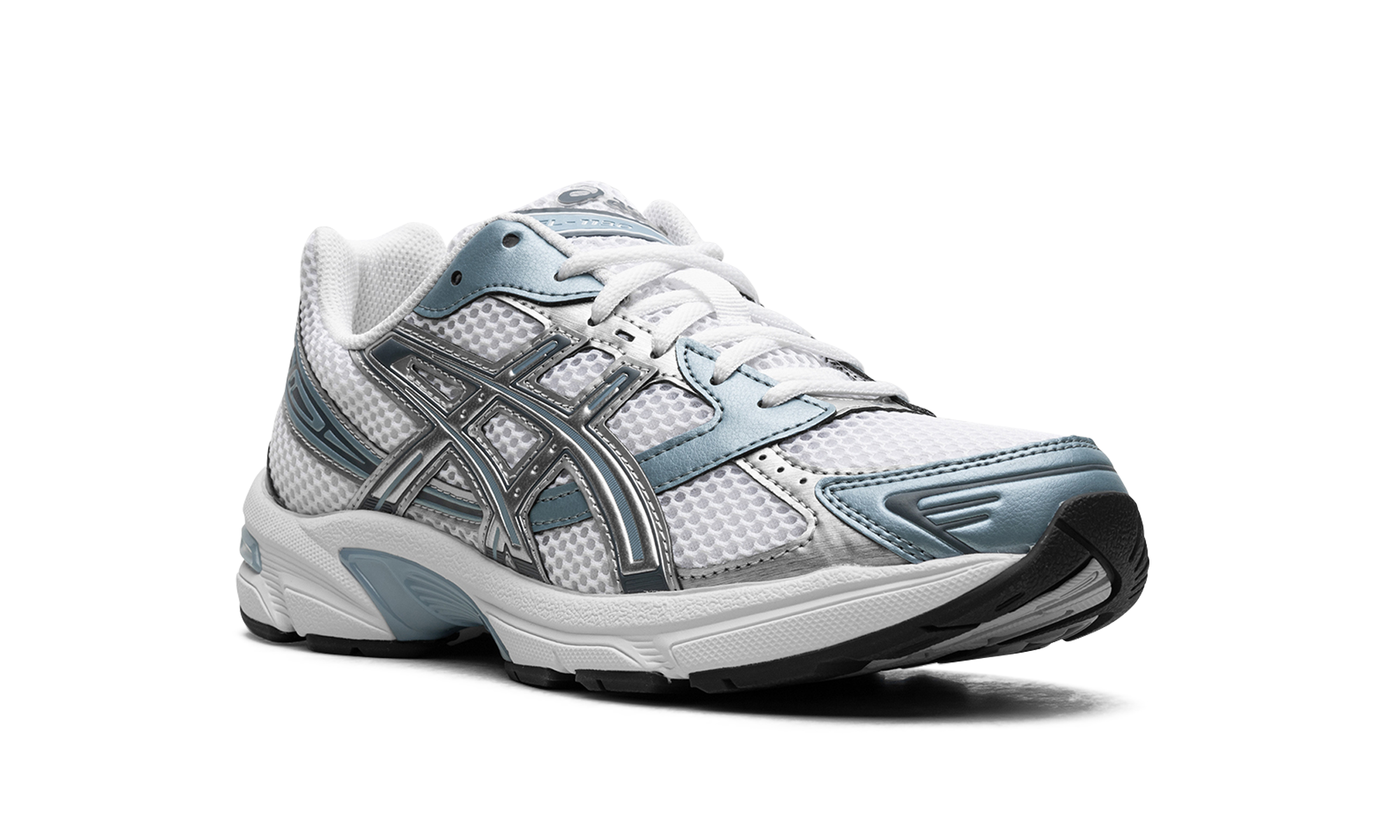 asics gel 1130 white shark skin+1201A256-116+diagnol right view