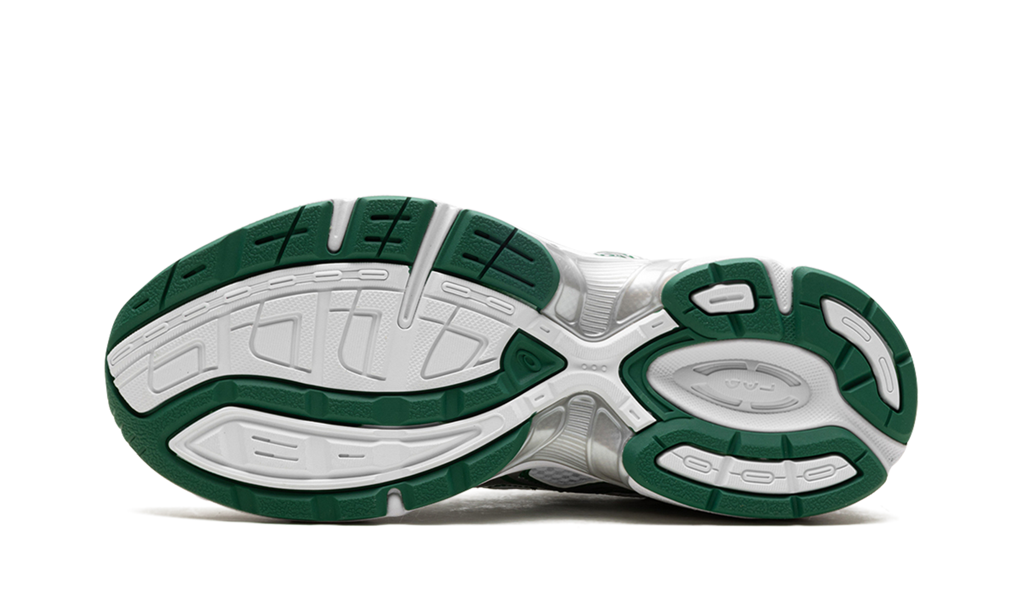 asics gel 1130 white silver green+1203A701-100+bottom view