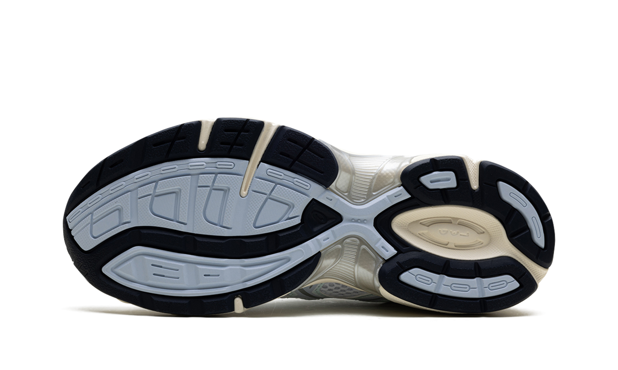 asics gel 1130 white soft sky women s+1202A502-100+bottom view