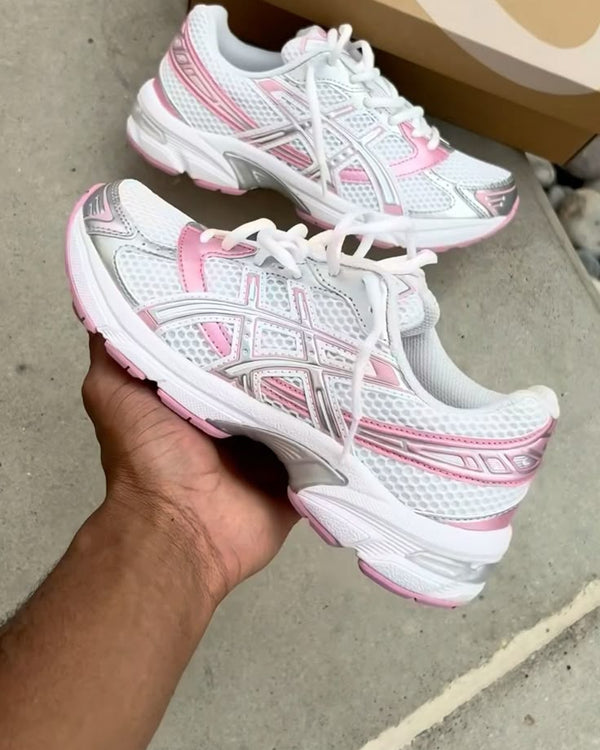 ASICS Gel-1130 White Taro Purple, Lifestyle View 1, SKU 1203A899-100