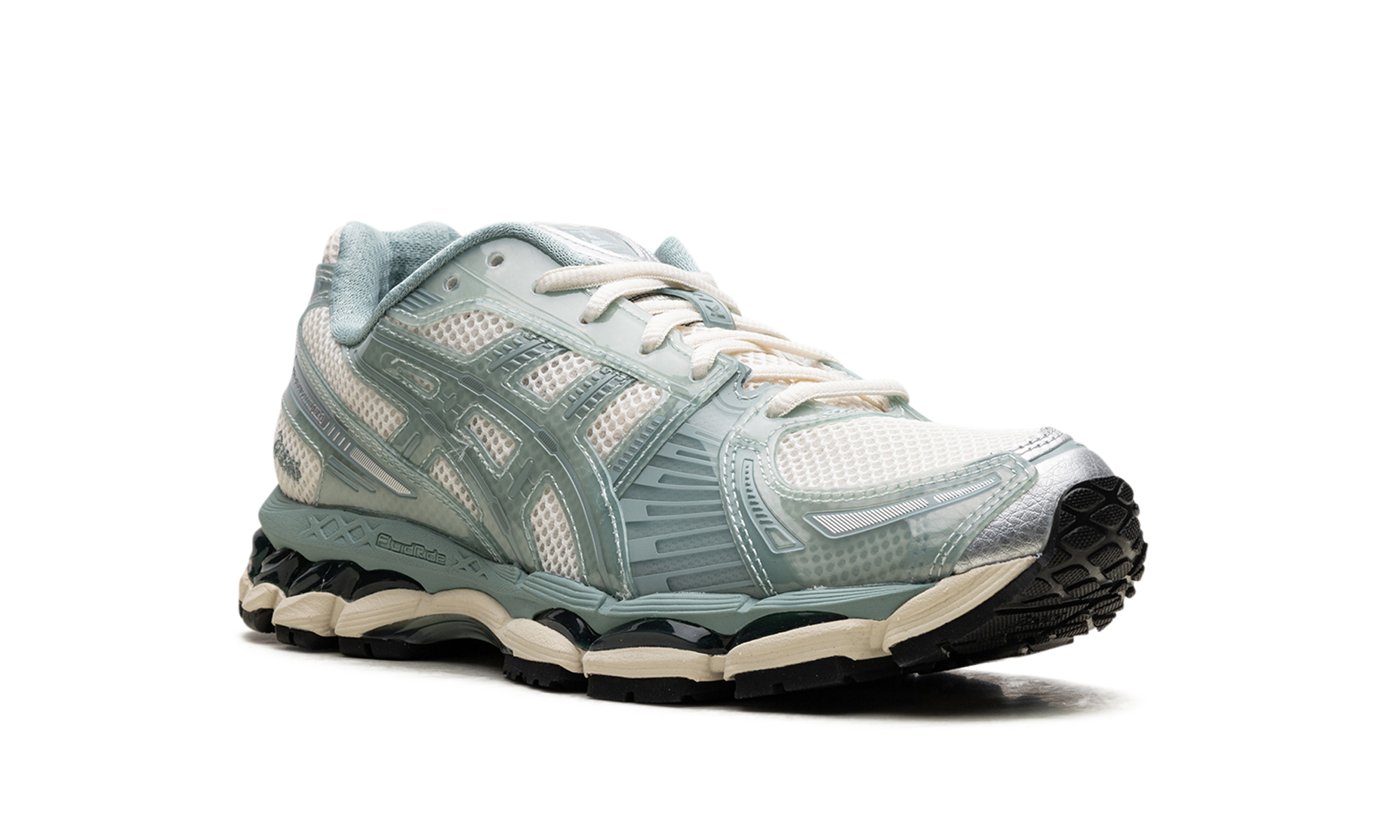 asics gel kayano 12 1 kith cream sage+1203A675-100+diagnol right view